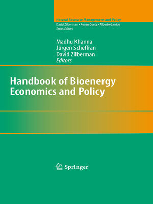 cover image of Handbook of Bioenergy Economics and Policy